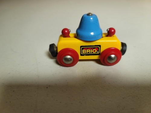 Brio Wooden Railway Chiming Bell Car Very Good Condition - Picture 2 of 4