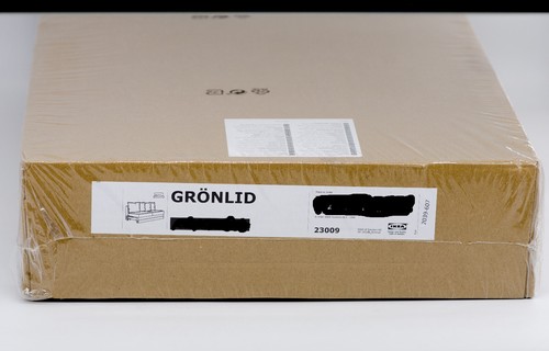 IKEA Bezug Grönlid 2er Schlafsofa Bettsofa Armlehne Ljungen hellgrün Couch Husse - Bild 2 von 6