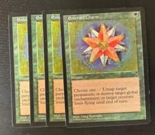 MTG 4X VISIONS EMERALD CHARM NM MAGIC THE GATHERING ENGLISH GREEN INSTANT