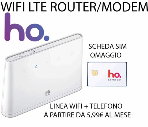 ✅OFFERTA WIFI HO-MOBILE ( Modem/Router LTE + SCHEDA SIM DA 4,99+ EURO AL MESE )✅ - Foto 1 di 2