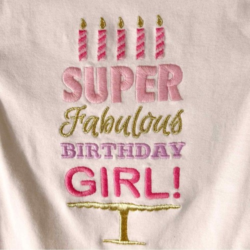 Gymboree Birthday Girl T Shirt Top 4 - Picture 2 of 4
