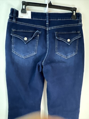 YMI designed in Los Angeles Mid RISE Bootcut DARK WASH JEANS SIZE 7/28 NWT - 第 8/12 張圖片