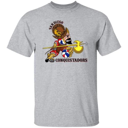 San Diego Conquistadors T-shirt Classic ABA Basketball - Picture 6 of 6
