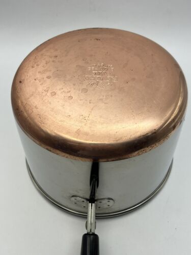 Vintage 1801 Revere Ware Copper Bottom 2 Quart Pot No Lid - Picture 10 of 13