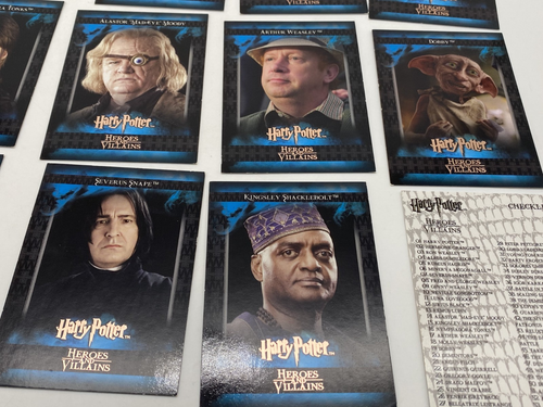 Harry Potter Heroes Villains Base Card Set 1–54 Complete Artbox 2007 TCG Trading - Picture 6 of 22