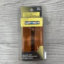 Optronics Inc MC31-AS Side Marker Clearance Reflector Light Amber NEW