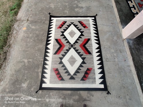 9x12 Wool Navajo Rug Southwest Style Area Rug Native boho Kilim Rug Zapotec Rug - 第 2/9 張圖片