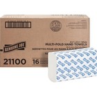 Genuine Joe Multifold Towels 9-1/2"x9-1/8" 250 Towels/PK 16PK/CT GJO21100