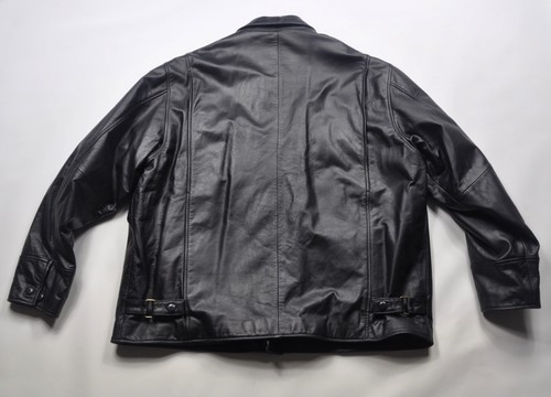 Chaqueta de cuero Timberland Weathergear negra XL rara vintage otoño 2000 - Imagen 12 de 13