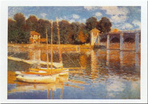 BOATS AT ARGENTEUIL - MONET - FINE ART PRINT POSTER 16x20 - Y463 - Picture 1 of 1