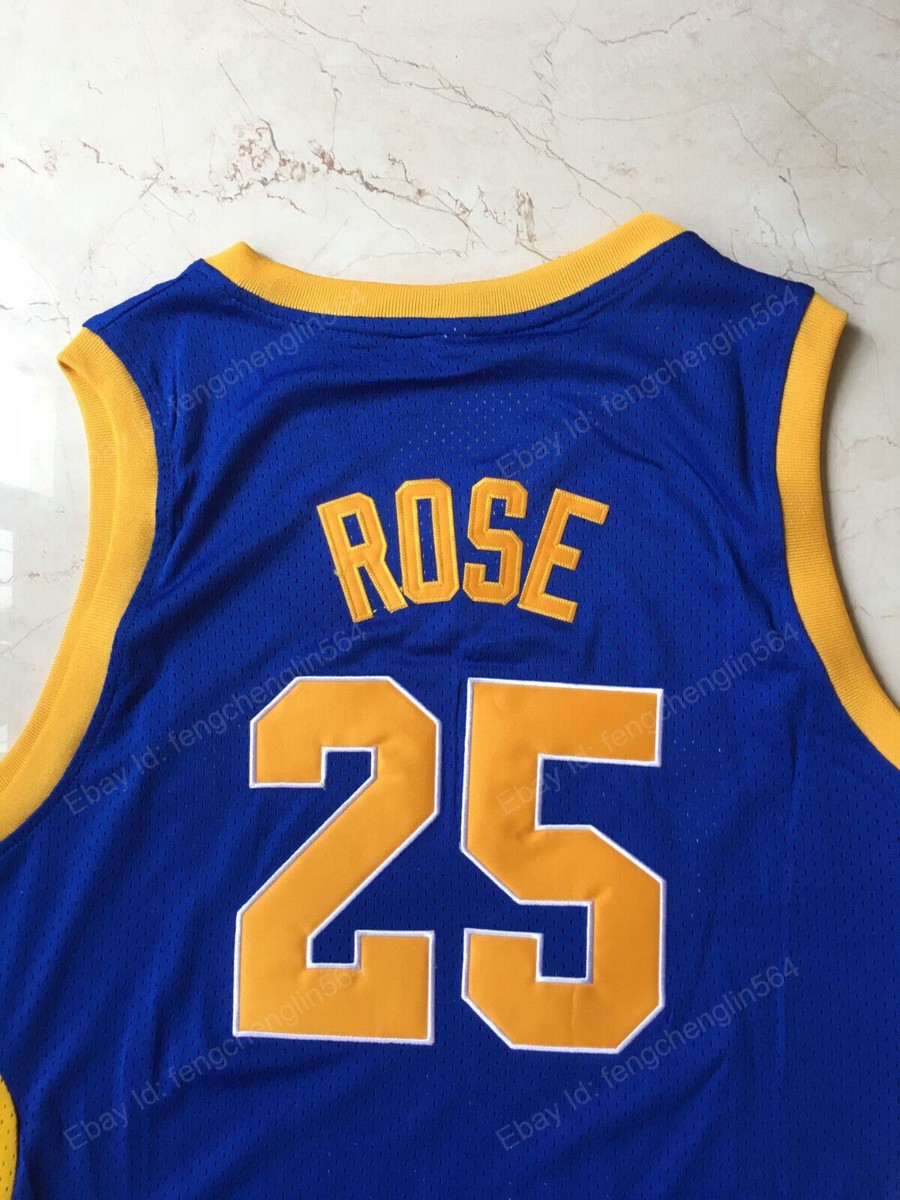 Derrick Rose 25 High School Basketball Jerseys D.Rose Fans Gift