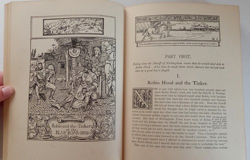 The MERRY ADVENTURES of ROBIN HOOD By HOWARD PYLE, 1916 FINE++ - Foto 13 di 24