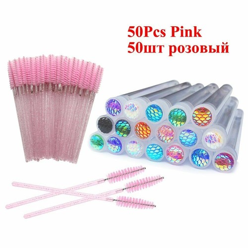 50pcs Reusable Eyelashes Brush Tube For Lashes Extension Mascara Wand - Picture 11 of 18