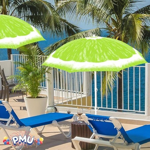 "PMU Multi Stripes with Multi-Color Beach Umbrellas 72 Inch Multi-Colored" - Picture 67 of 83
