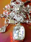 Swarovski crystal Beaded Pendant Necklace 16” ~ Stunning!