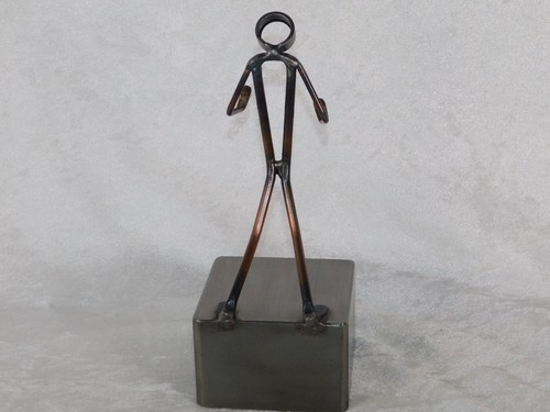 Vintage Mid Century Modern Jere Era Palardy Man Sculpture Statue 7 1/2" - Picture 5 of 6