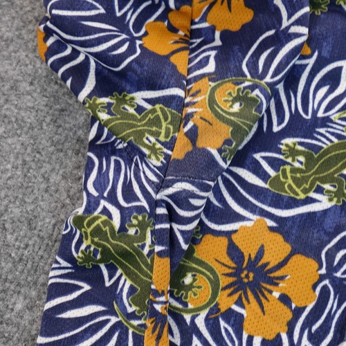 Gecko Hawaii Shirt Boys XL Floral Short Sleeve Button Up Camp Casual Mexico VTG - Picture 10 of 16
