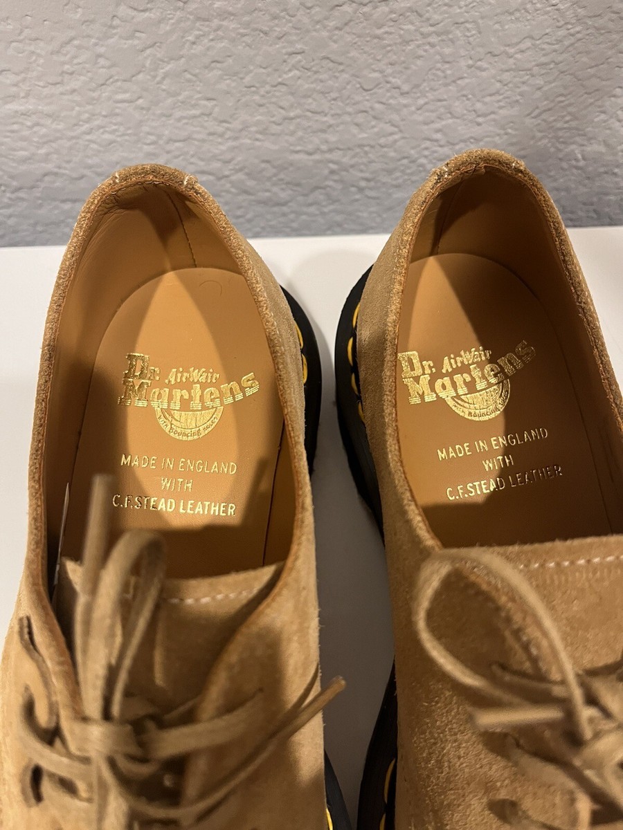 Dr.Martensブラウンスエード ローファー made in England