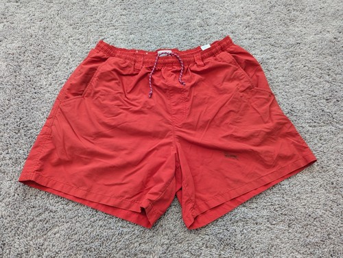 Columbia PFG Swim Shorts Mens Large Mesh Lined Beach Board Shorts Red - 第 1/11 張圖片