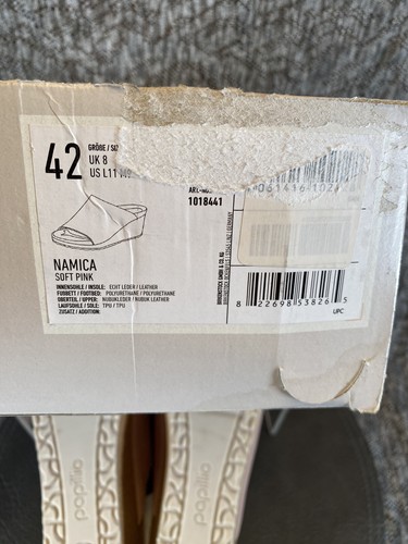 Birkenstock Papillio Namica Sandal Wedge Size 42 / Women's 11 Soft Pink - Picture 7 of 7
