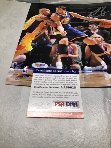 Andrew Bogut Signed Golden State Warriors 8x10 Photo Autographed PSA/DNA COA 1C - Picture 4 of 5