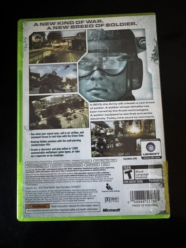 Tom Clancy's Ghost Recon: Advanced Warfighter (Microsoft Xbox 360, 2006) - Picture 2 of 6