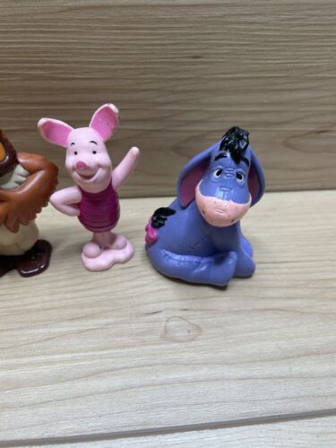 Disney Winnie Puuh 4 Figuren PVC Lot Ferkel Eeyore Eule 2,5 Zoll - Bild 3 von 5