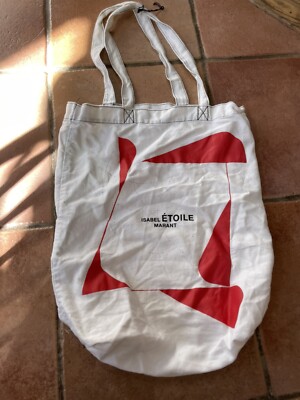 isabel marant Large Cotton Tote Bag