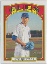 Jose Quintana - Chicago Cubs - 2021 Topps Heritage #196