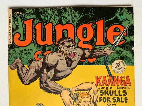 JUNGLE COMICS #125, Fiction House 1950, our grade 8.0-8.5 - Picture 2 of 13
