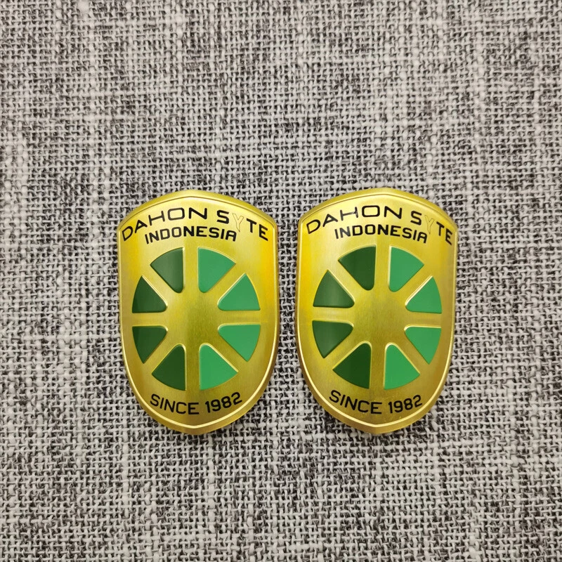 2pcs Vintage dahon Bicycle Head Badge Tag Bike Emblem Decals Stickers emblem