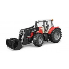 4001702030476 BRUDER Massey Ferguson 7624 with frontloader No name