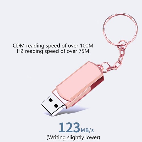 Rotatable Metal USB 2.0 Flash Drives Key Chain Pen Drive Devices For Laptop - Afbeelding 12 van 21