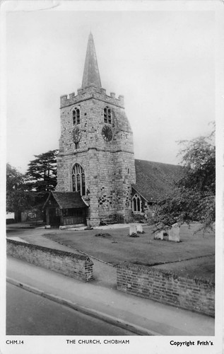 BR59129 the church Chobham uk real photo
