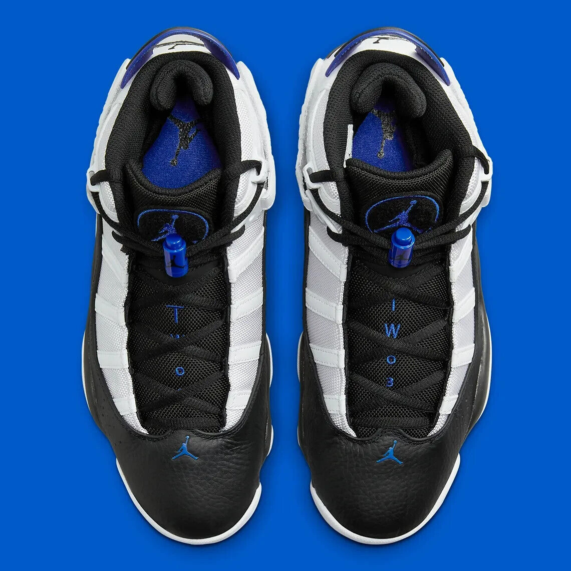 Nike Air Jordan 6 Rings White Black Game Royal 322992-142 Nike Air Jordan 6 Rings White Black Game Royal 322992-142
