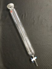 ALDRICH 75/50 2000mL Glass Flash Chromatography Column 2.7” x 23”EL PTFE Stpck B