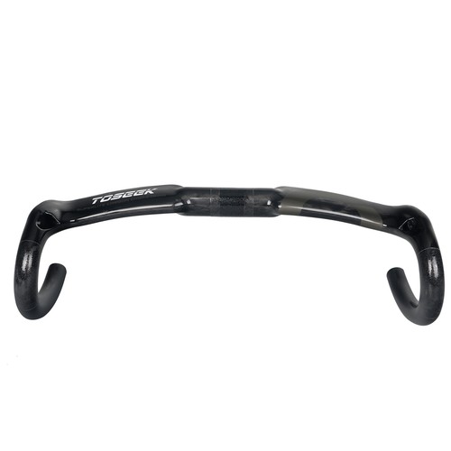 Carbon Fiber Gravel Bike Handle Bar Road Bike Drop Bar Racing Handlebars 31.8mm - Picture 17 of 19