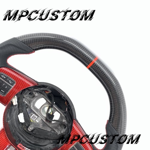 fit For 2011 2012 2013 Jeep Grand Cherokee 100% Real Carbon Steering Wheel  - Picture 6 of 9