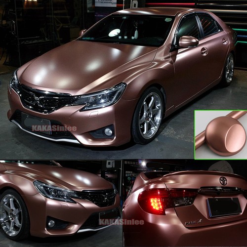 Entire Car Wrap Hot Pearl Metal Satin Matte Chrome Vinyl Sticker Stretchable CB - Picture 5 of 62