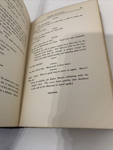 Eugene O'Neill MARCO MILLIONS First Edition 1927/1928 4th Printing. Vintage Play - Picture 13 of 24