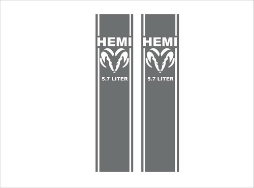 Pair of Pickup Bed Decals/Sticker For Back Quarter Panel Choose Color - Picture 3 of 11