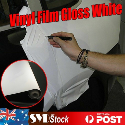 Glossy White Vinyl Wrap Car Gloss White Vinyl Wrap Decals Stickers Vinyl Sticker - Picture 3 of 10