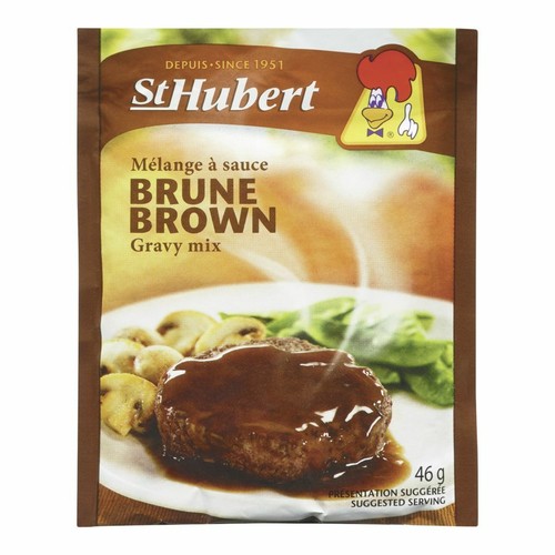 BIG 12 PACK St Hubert Brown Gravy Sauce Mix 52g FRESH AND DELICIOUS!