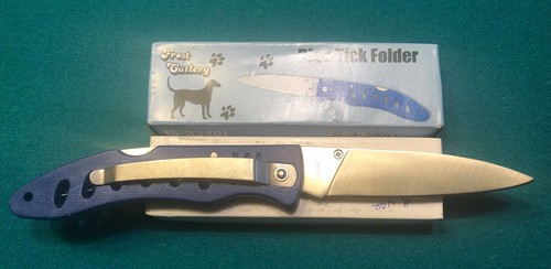 FROST CUTLERY "BLUE TICK" FOLDER KNIFE # 15-334BL - Picture 5 of 5
