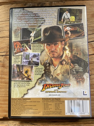 Indiana Jones & the Infernal Machine - PC CD ROM Lucas Arts Classic - Bild 4 von 6