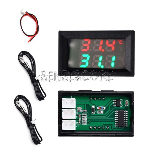 DC4~30V Thermometer Digital Temperature Sensor NTC Metal Sample Dual LED Display - Bild 12 von 18