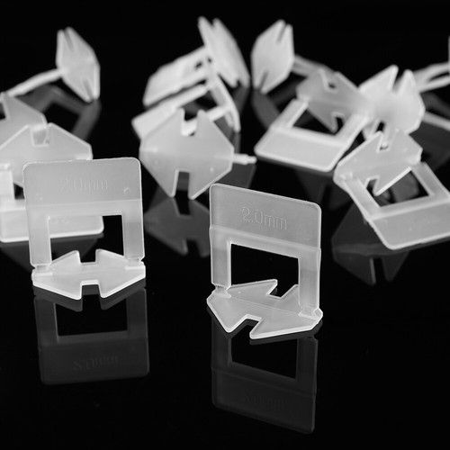 100pcs/set Tile Leveling System Clips Wedges Tile Leveler Spacers Flooring Tools - Picture 15 of 15