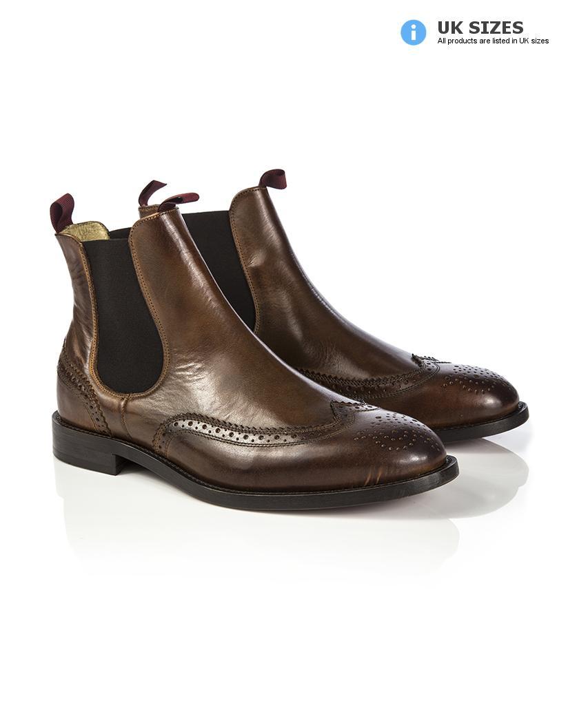 Hudson Men's Breslin Calf Chelsea Boots - Cognac Hudson Men's Breslin Calf Chelsea Boots - Cognac