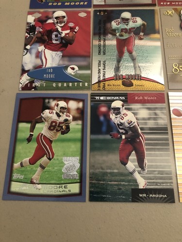 Rob Moore 🏈 Arizona Cardinals Football Cards 🏈 11 Card Lot 🏈 F245 - Picture 4 of 11