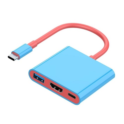 Portable Docking Station TYPE C Hub with HDTV USB3.0 Perfect for Travel Gaming - Afbeelding 6 van 11